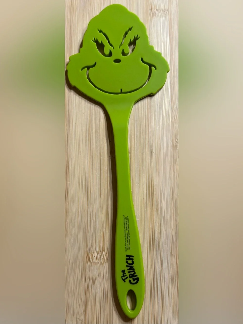 The Grinch Silicone Kitchen Spatula Green Christmas